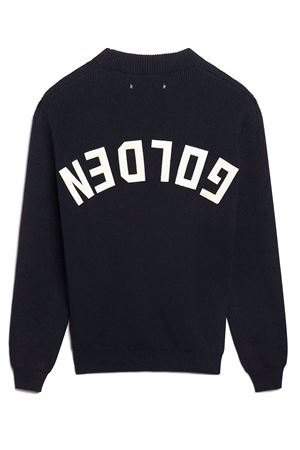 Dark blue cotton jumper GOLDEN GOOSE | GMP00841P00066250486